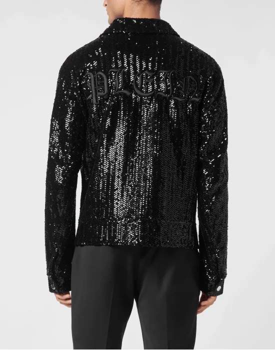 Lurex Tweed Jacket LS Gothic Plein