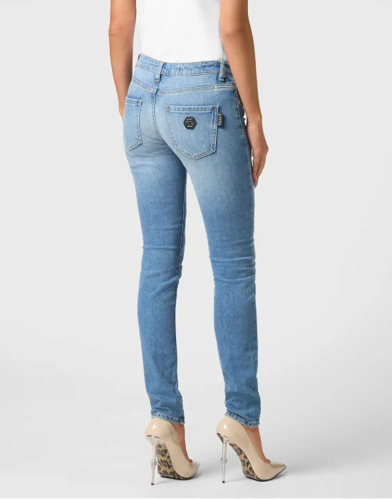 Slim Fit Denim Trousers