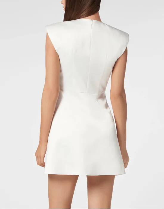 Twill Mini Dress