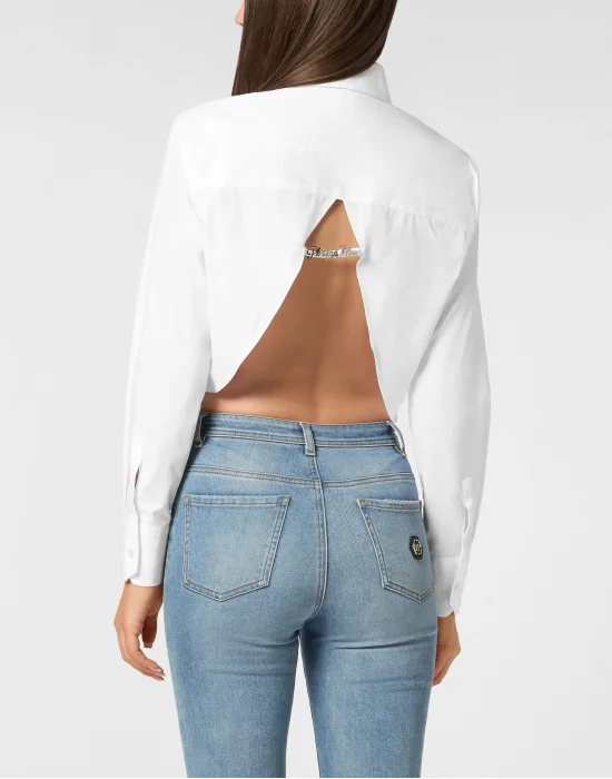 Cropped Shirt LS