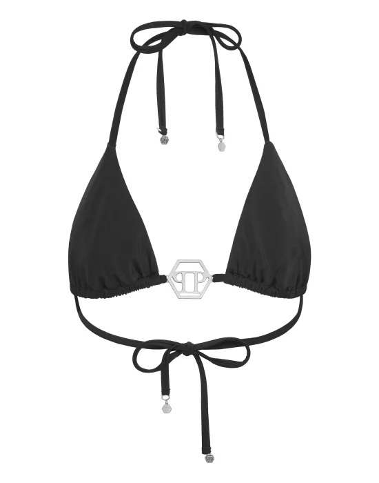 Swimwear Top Triangle Bra Crystal Hexagon