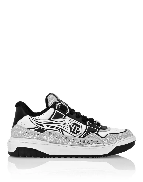 Leather Low-Top Sneakers Moon Walker