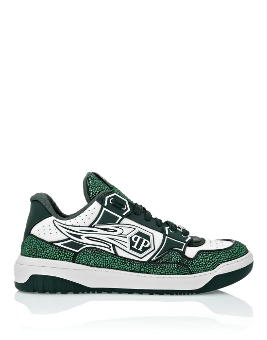 Leather Low-Top Sneakers Moon Walker