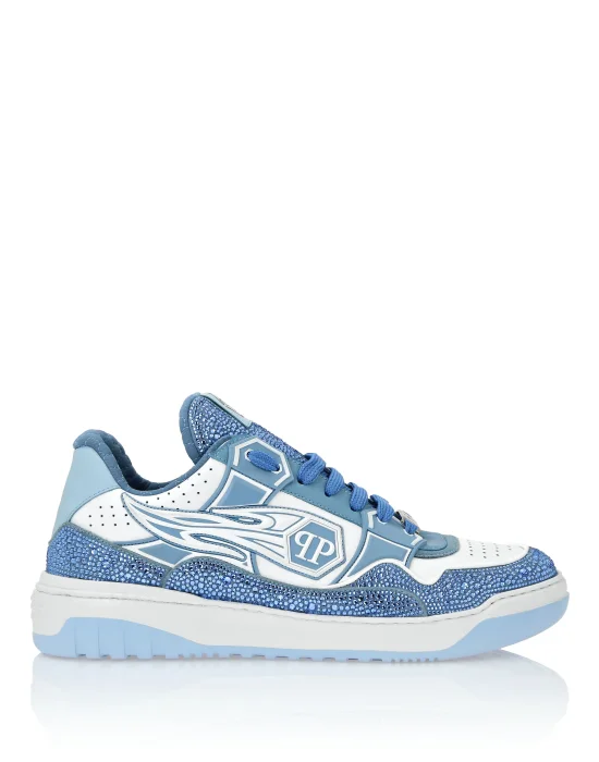 Leather Low-Top Sneakers Moon Walker