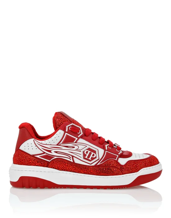 Leather Low-Top Sneakers Moon Walker