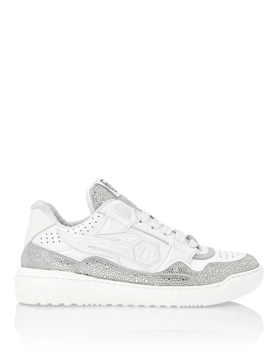 Leather Low-Top Sneakers Moon Walker
