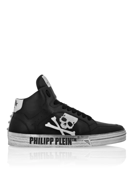 Leather Mid-Top Sneakers Retrokickz TM