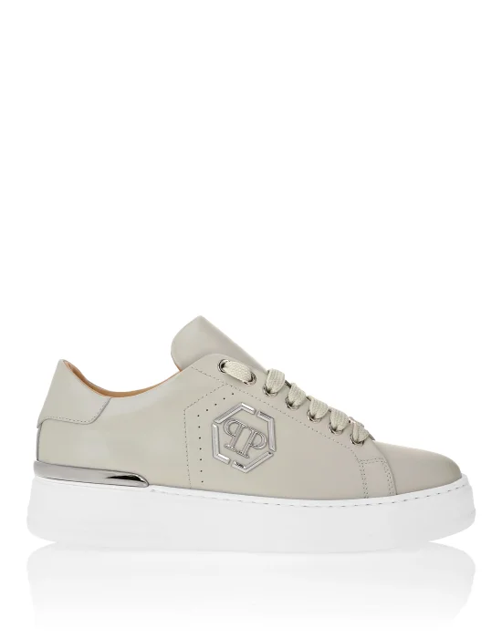 Nappa Leather Lo-Top Sneakers Hexagon