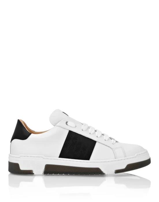 Leather Lo-Top Sneakers Monogram