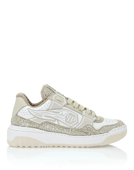 Leather Low-Top Sneakers Moon Walker