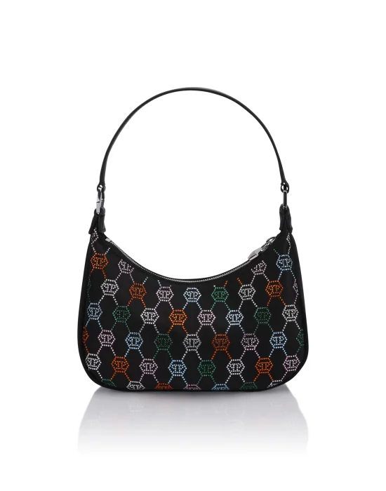 Shoulder Bag Multicolor Monogram Strass