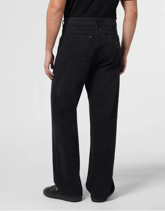 Embroidered Beach Boy Fit Jeans Monogram
