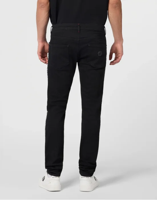 Super Straight Cut Jeans Studs