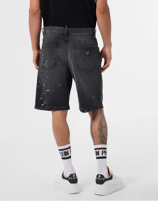 Denim Shorts Paint