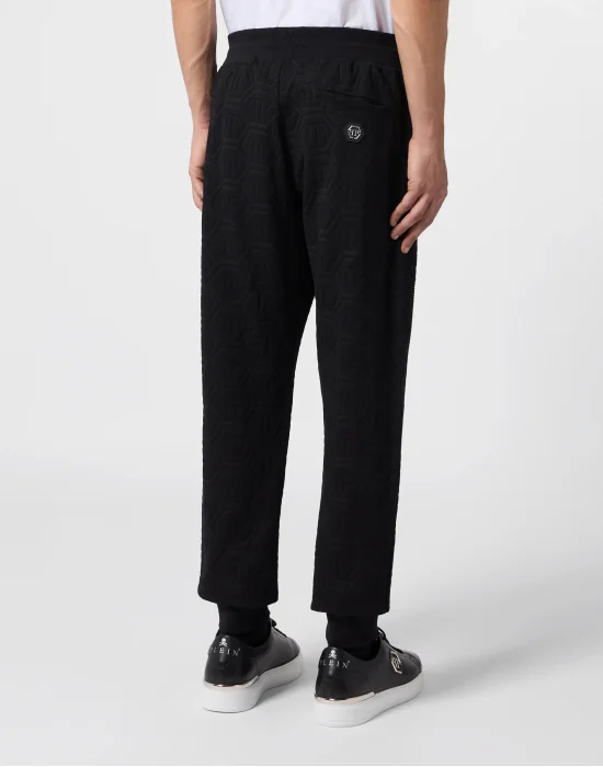 Padded Biker Joggers Monogram