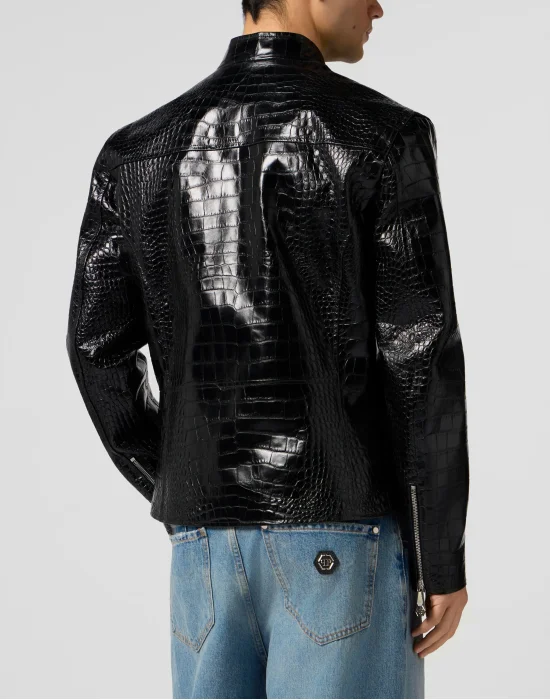 Leather Moto Jacket Cocco
