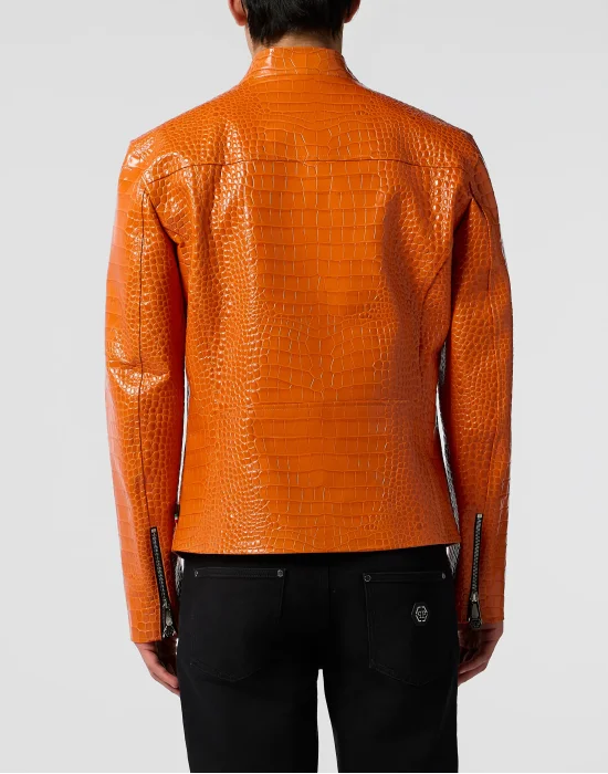Leather Moto Jacket Cocco