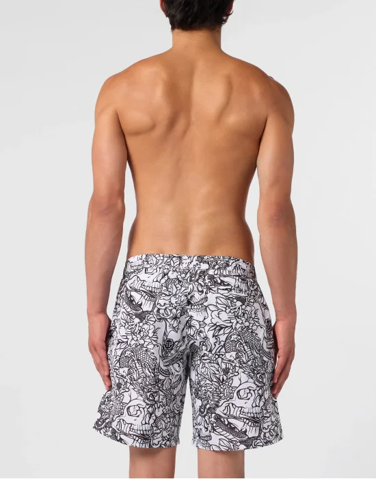Swimming Shorts Skull All-Over