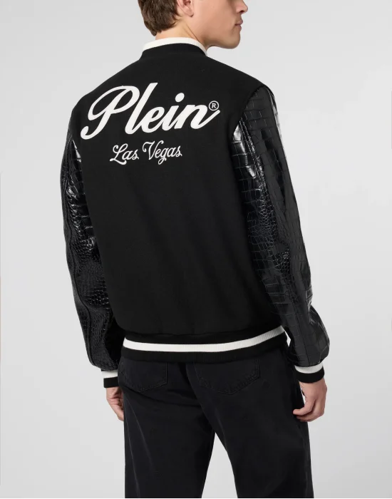 Varsity Bomber Cocco Sleeves Las Vegas