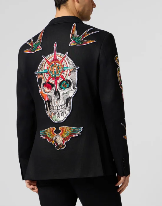Gigolo Fit Blazer Tattoo Embroidery