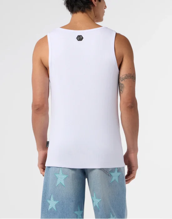 Cotton Tank Top Hexagon
