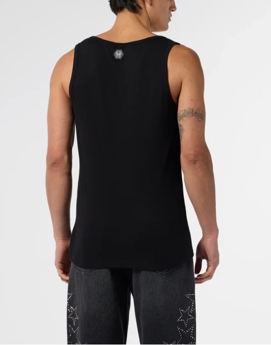 Cotton Tank Top Hexagon