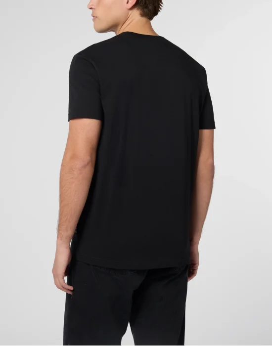 Round Neck T-Shirt Crown Crystals