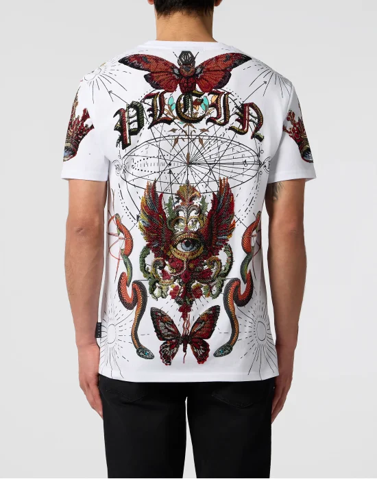Round Neck T-Shirt Tattoo Stones