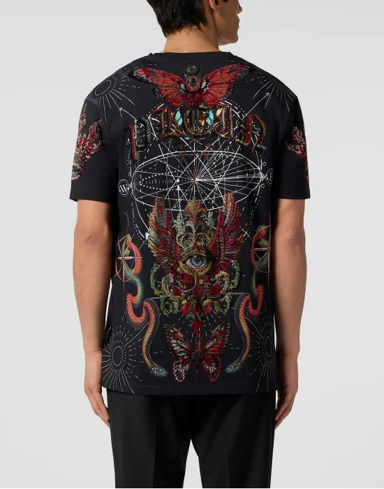 Round Neck T-Shirt Tattoo Stones
