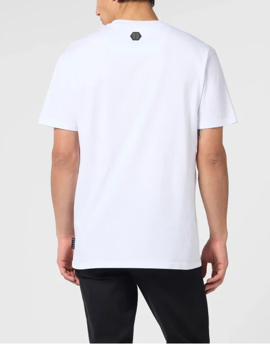 Round Neck T-Shirt Skull Stones