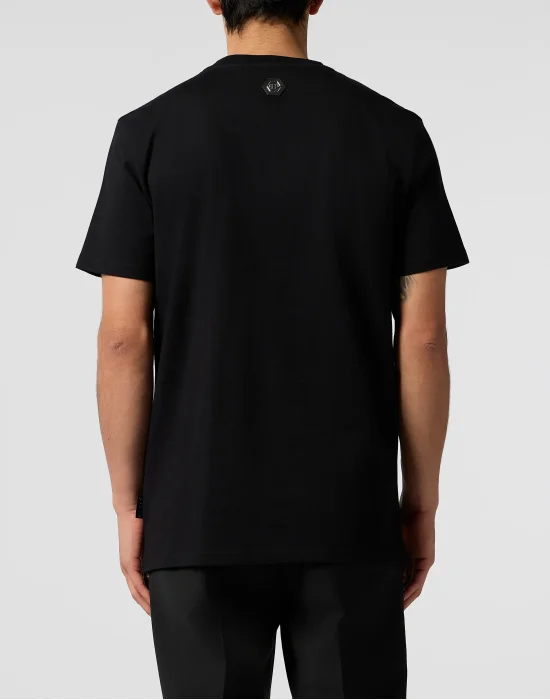 Round Neck T-Shirt Chrome Skull Stones