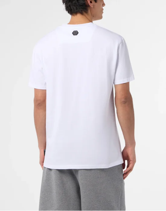 Round Neck T-Shirt Skull Logo Line