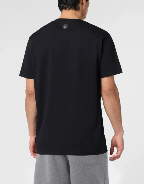 Round Neck T-Shirt Skull Logo Line