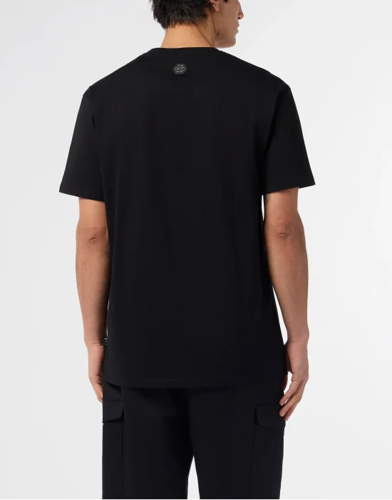 Round Neck T-Shirt Hexagon Line