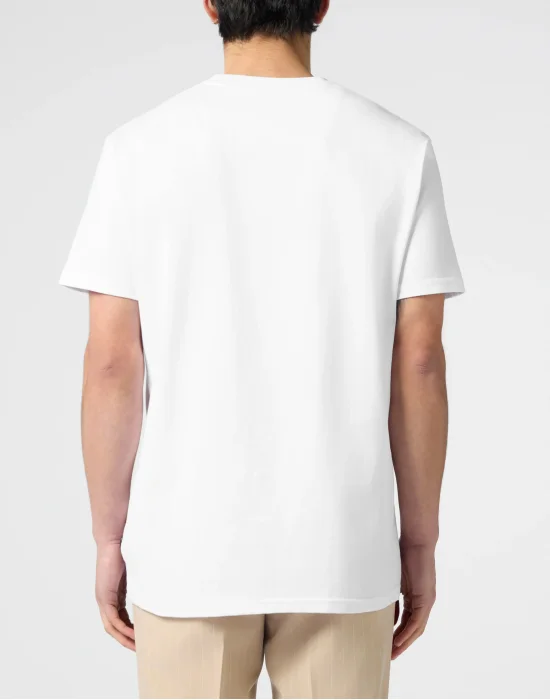 Round Neck T-Shirt Embossed Signature