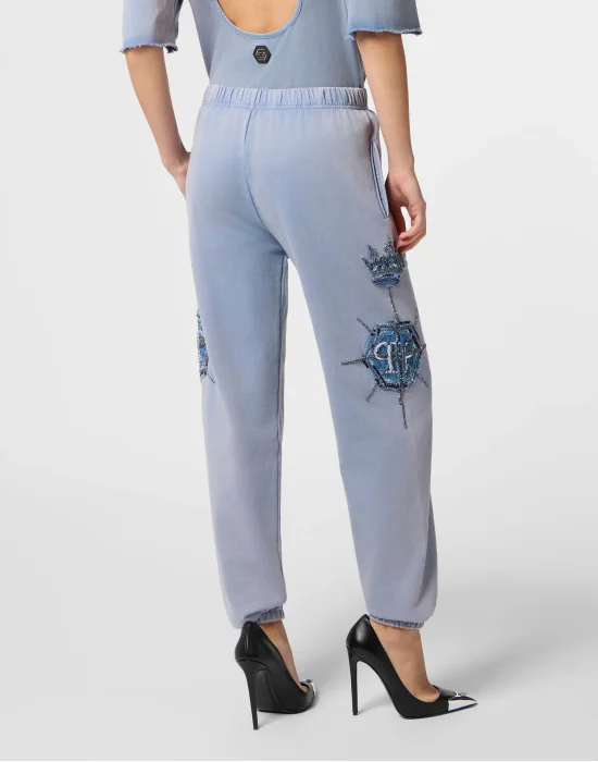 Washed Joggers Butterfly Tattoo