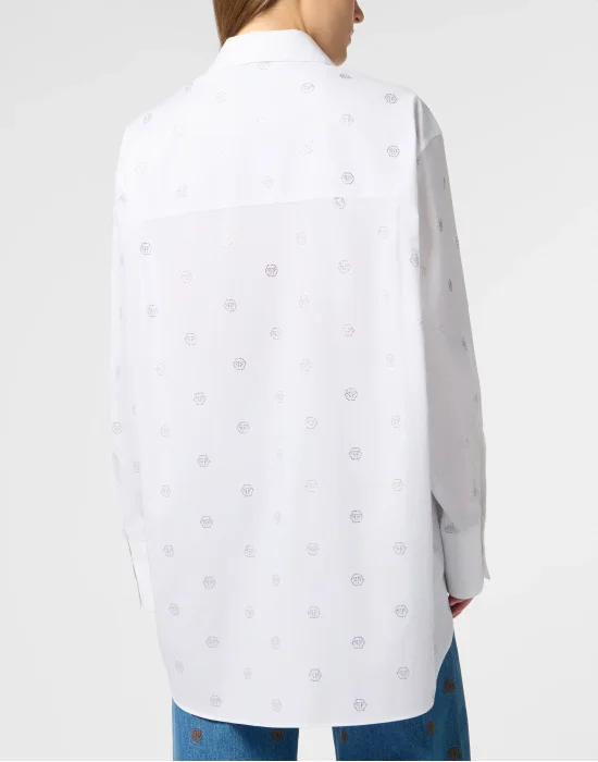 Regular Fit Shirt Monogram Crystal