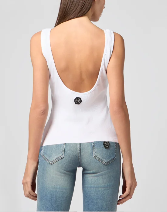 Open Back Tank Top Signature