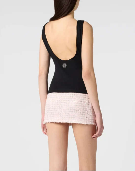 Open Back Tank Top Signature