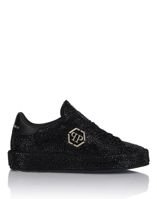Low-Top Sneakers All-Over Strass