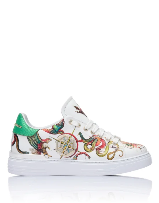 Printed Low-Top Sneakers