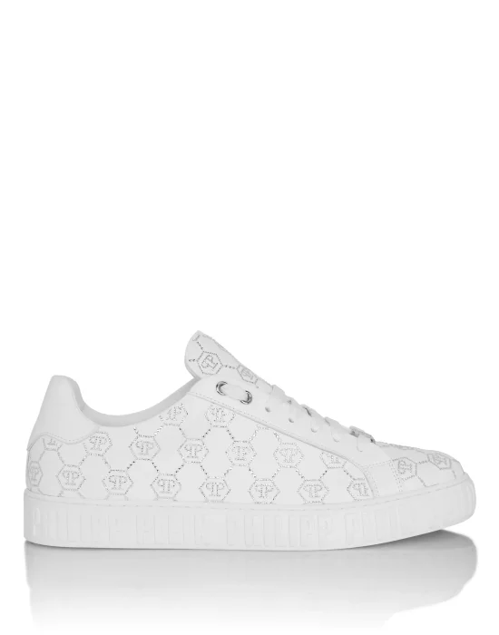 Low-Top Sneakers Carson Monogram Strass