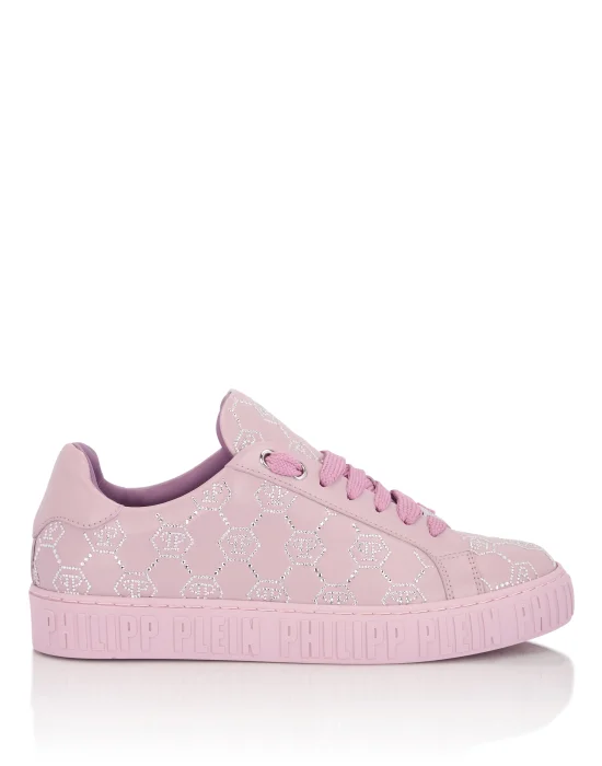 Low-Top Sneakers Carson Monogram Strass