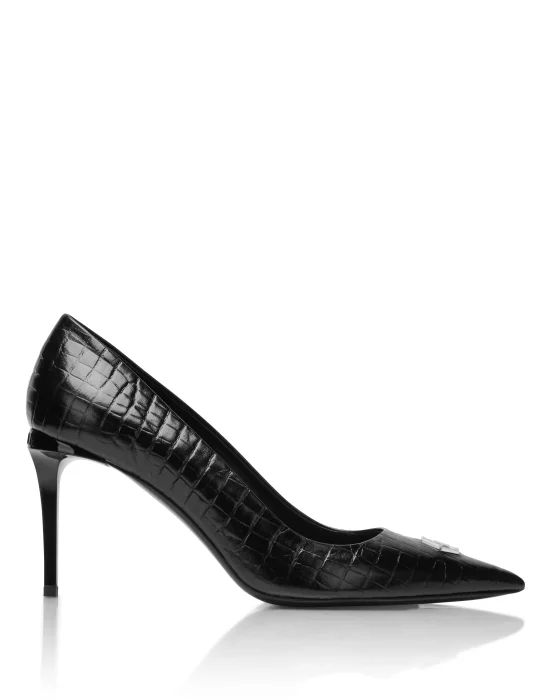 Cocco Print Decolette Mid Heels Hexagon 9